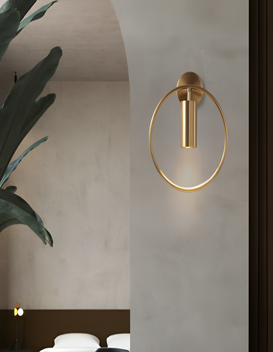 Lobe Nordic Brass Wall Lamp | Lighting | NordicAbode.com