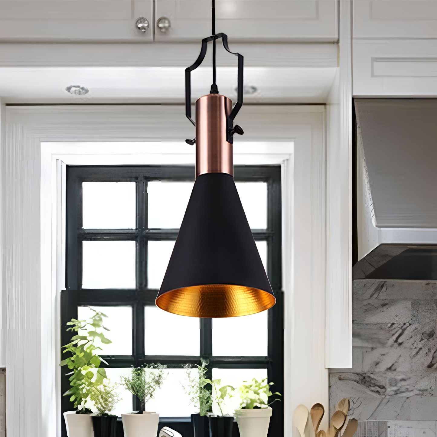 Retro Black Retro Pendant Light | Lighting | NordicAbode.com