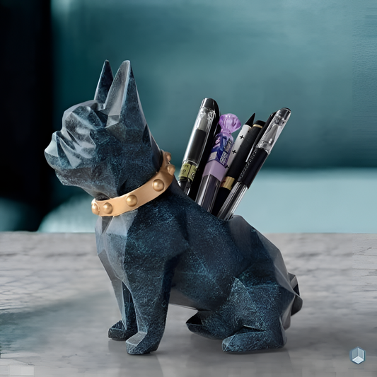 Paw Dog Sculpture Pen Holder | Office Decor | NordicAbode.com