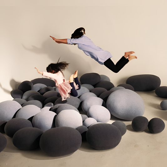 Cobble 3D Stone Cushion - Cobble | Cushions | NordicAbode.com