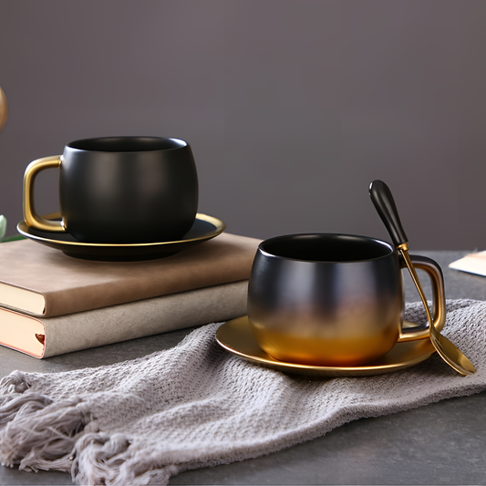 Luxury Elegant Ceramic Coffee Cup Set | Tableware | NordicAbode.com