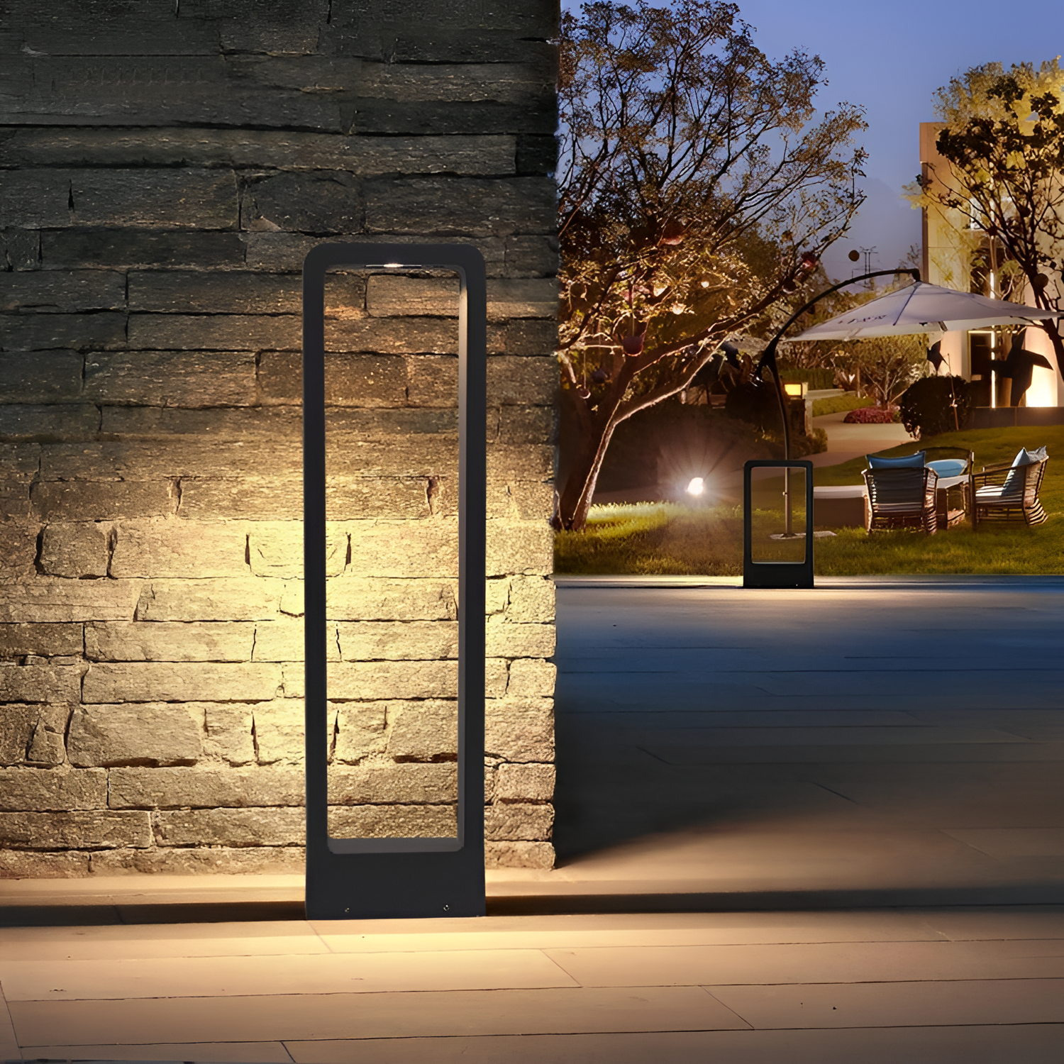 Breckyn Modern Black Garden Light | Outdoor Lighting | NordicAbode.com