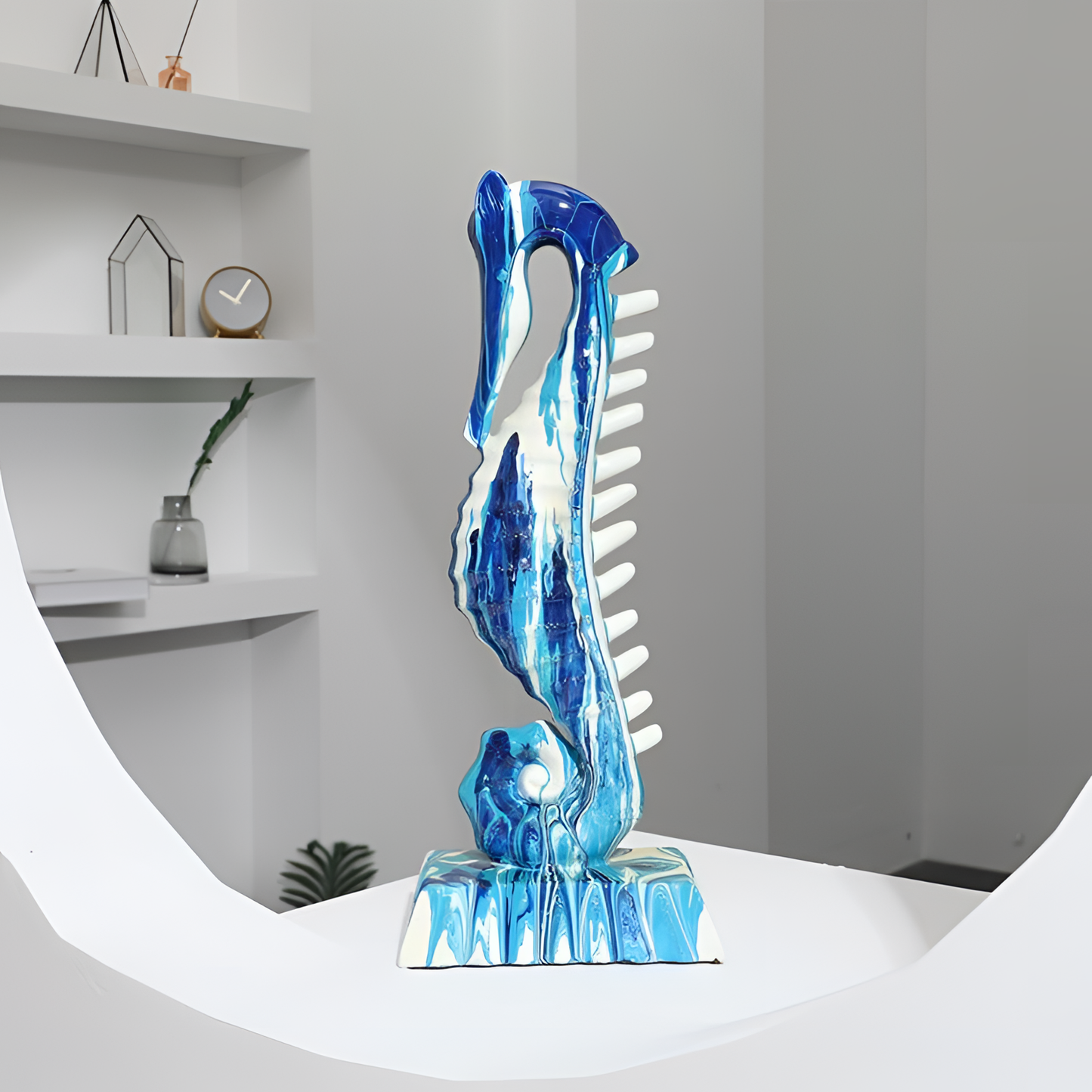 Sea Artisan Sea Horse Statue | Coastal Decor | NordicAbode.com