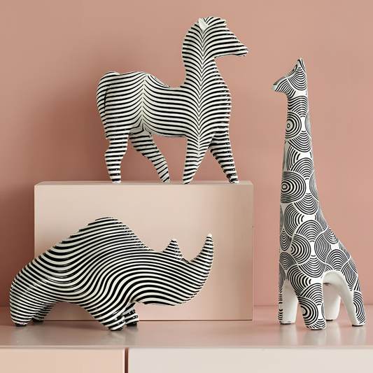 Modern Animal Figurines for Home | Figurines | NordicAbode.com