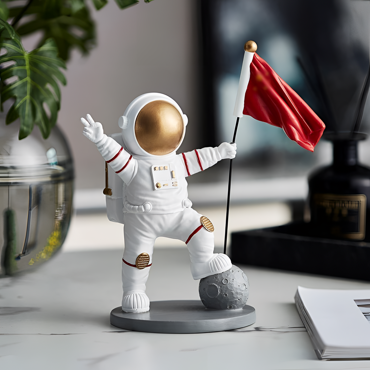 "We Astronaut Figurine - Inspirational Decor | Figurines | NordicAbode.com