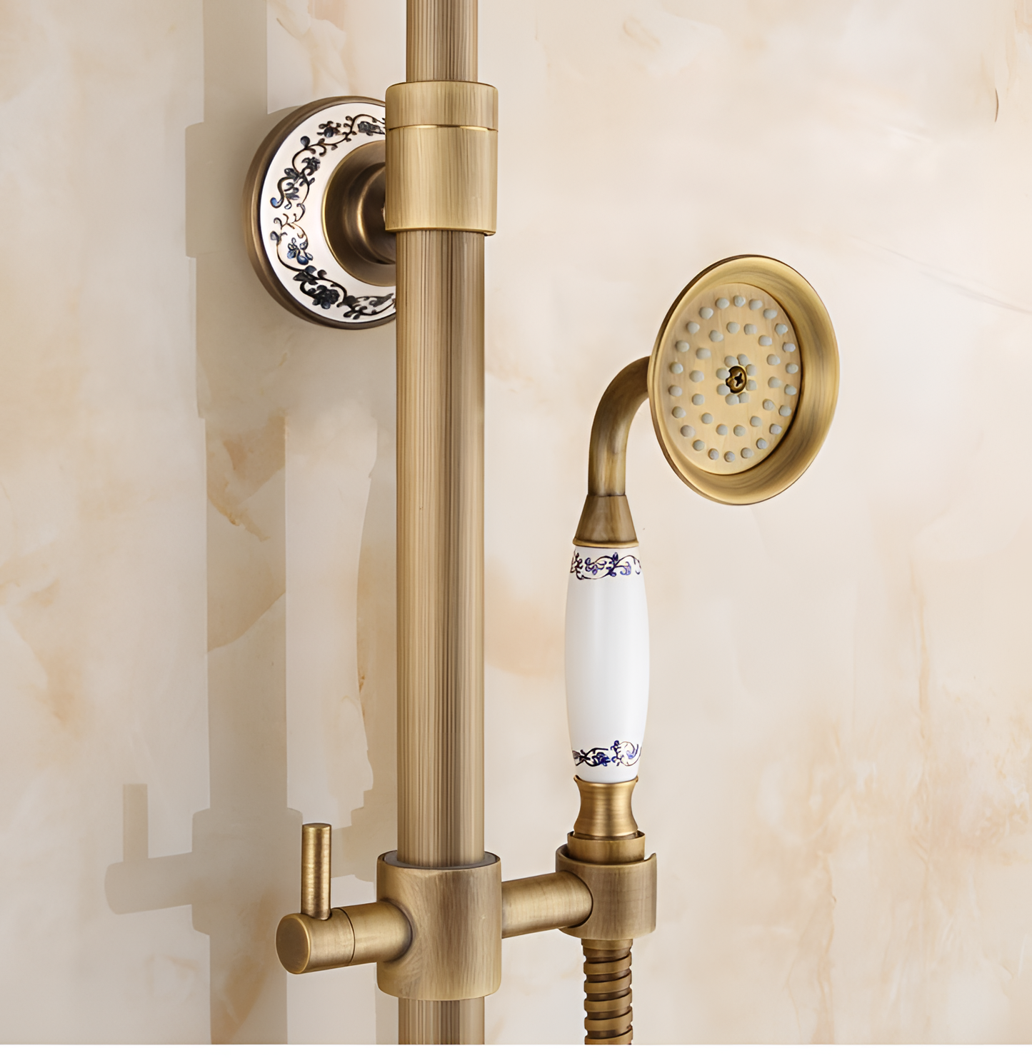 Vintage Retro Telephone Shower Head | Bathroom Fixtures | NordicAbode.com