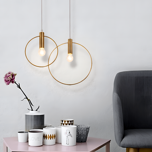 Antique Delicate Gold Pendant Light | Lighting | NordicAbode.com