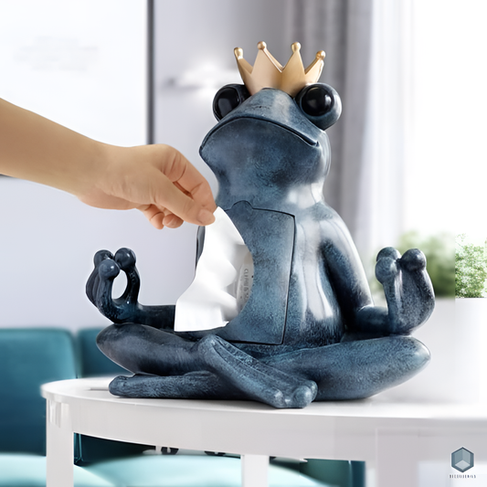 Yoga Playful Yoga Frog Tissue Box | Decorative Accessories | NordicAbode.com