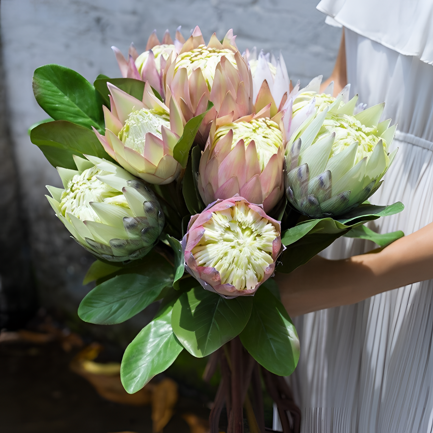 Protea Silk Protea Flower Arrangement | Floral Arrangements | NordicAbode.com