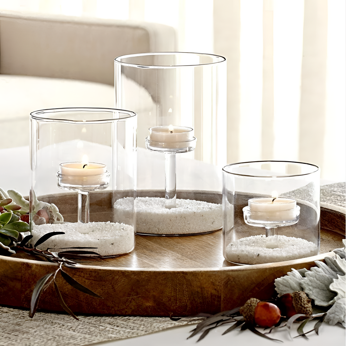 Modern Glass Candleholder Art | Candleholders | NordicAbode.com