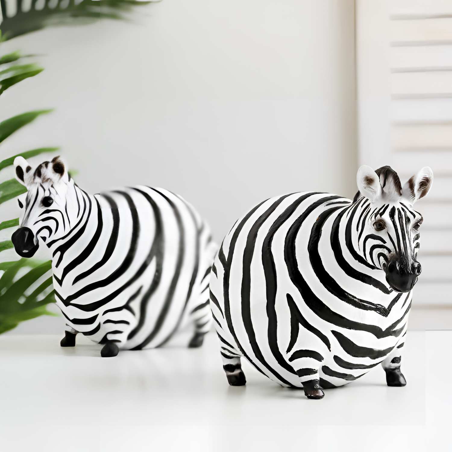 Chubby Wild Spirit Zebra Figurine | Figurines | NordicAbode.com