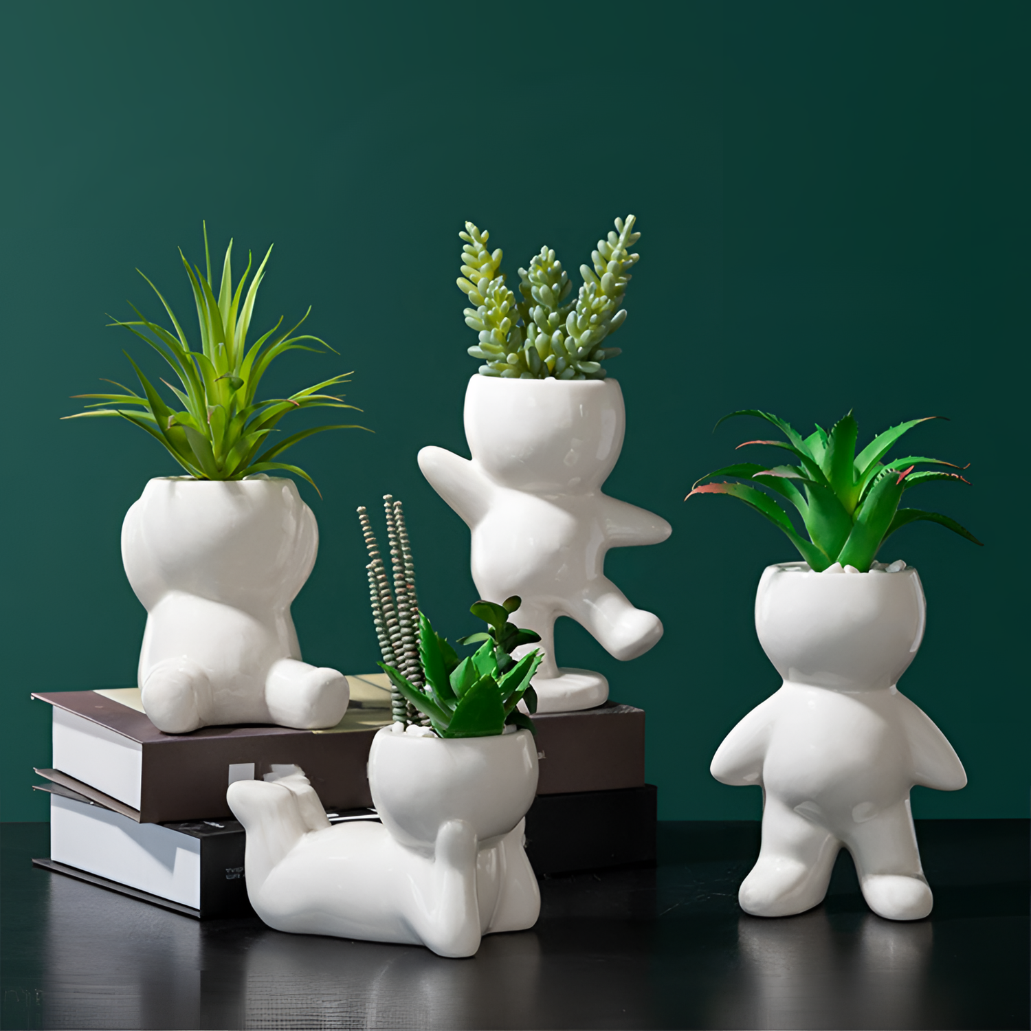 Ceramic Human Succulent Pot | Planters | NordicAbode.com