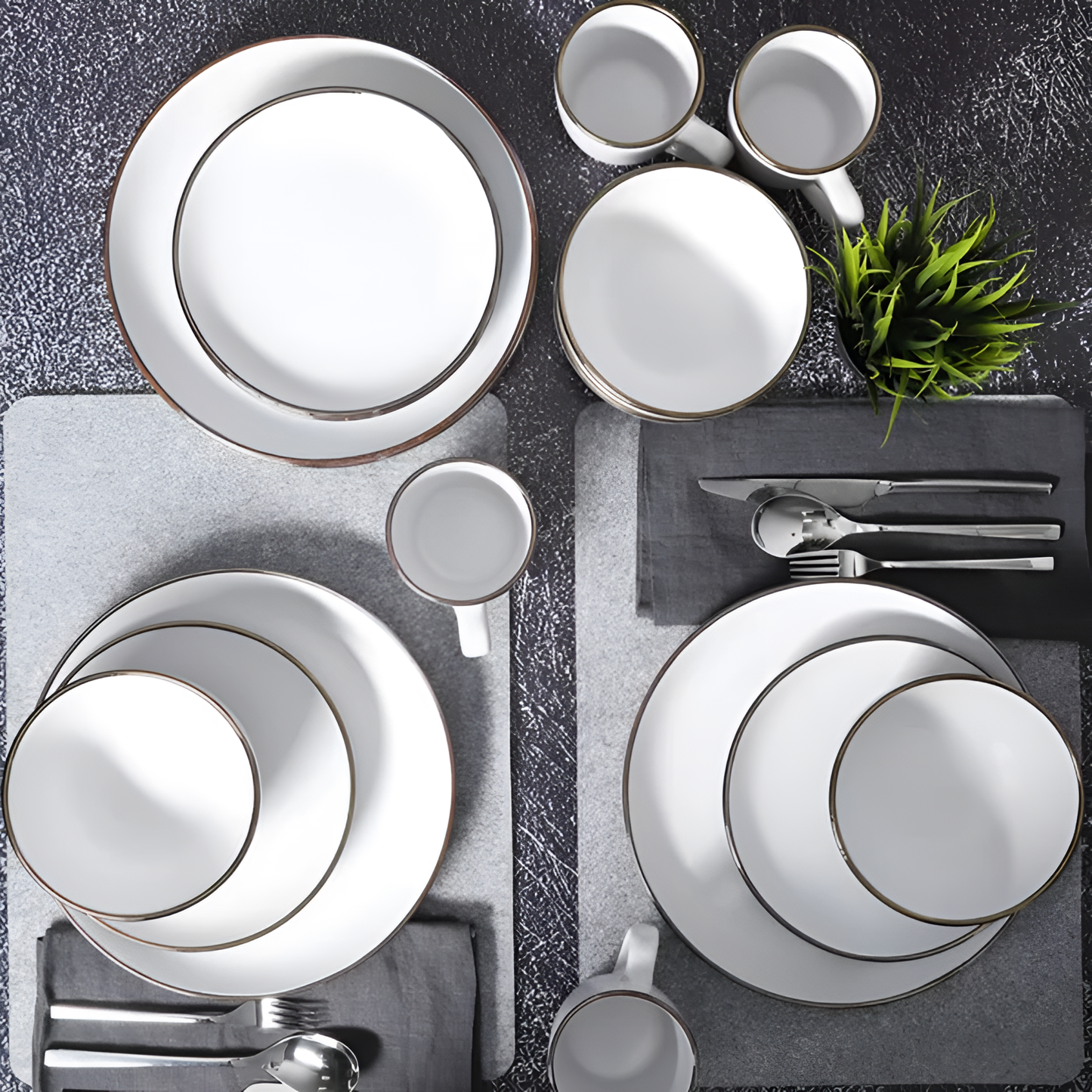 Gracie Elegant Stoneware Dinnerware Set | Dinnerware | NordicAbode.com