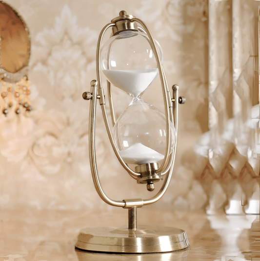 Piezo Traditional Metal Glass Sand Timer | Decorative Accents | NordicAbode.com