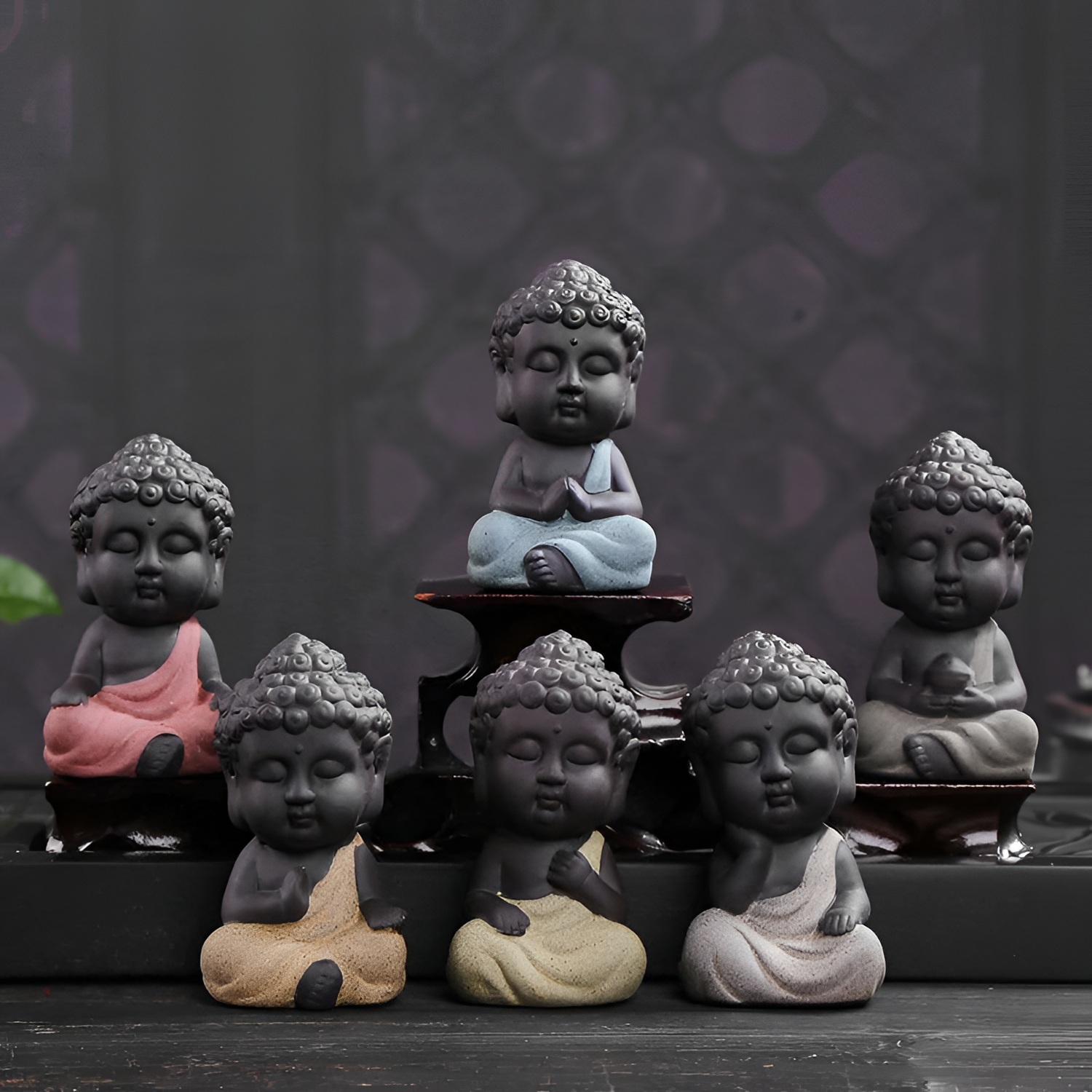 Mini Buddha Figurines for Good Luck | Figurines | NordicAbode.com