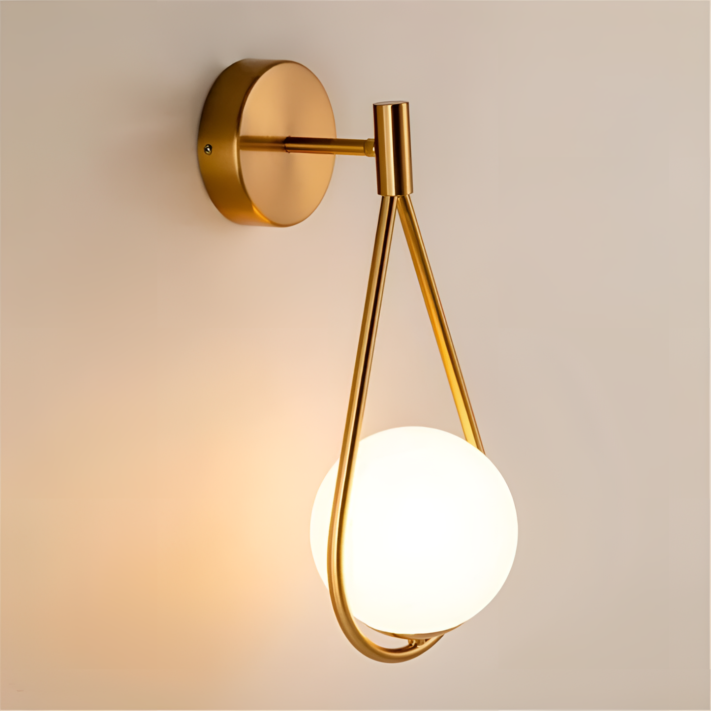 Aberdeen Frosted Glass Wall Sconce | Lighting | NordicAbode.com