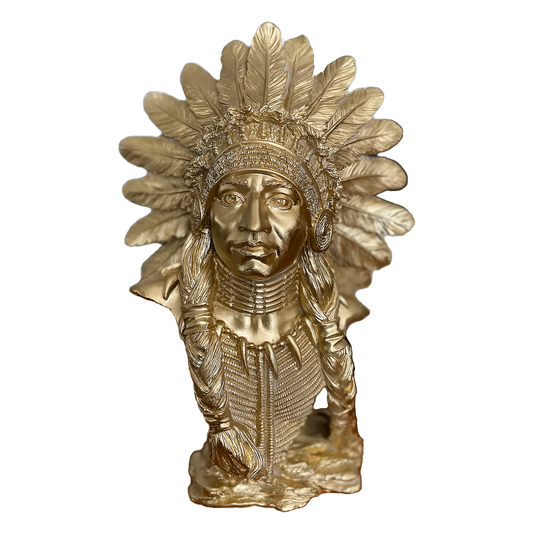 Golden Indian Sculpture