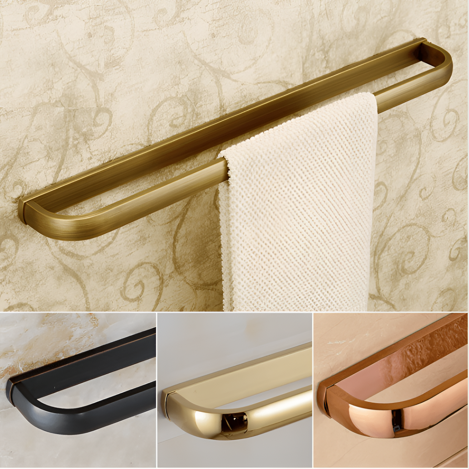 Royal Elegant Towel Bar Collection | Bathroom Decor | NordicAbode.com