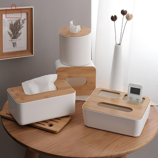 Wood Wooden Paper Towel Stand | Kitchen | NordicAbode.com