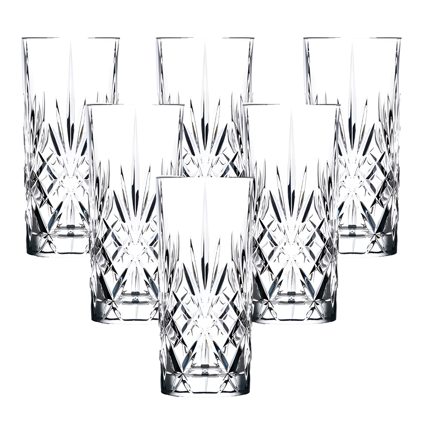 Melodia Elegant Crystal Highball Glass | Dining | NordicAbode.com