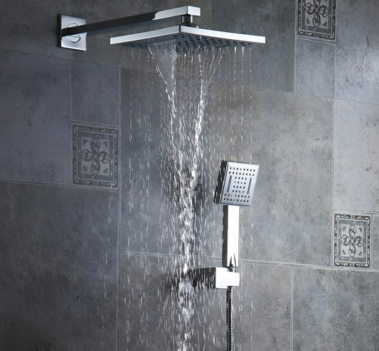 Huxley Powerful Rainfall Shower Head | Bathroom | NordicAbode.com