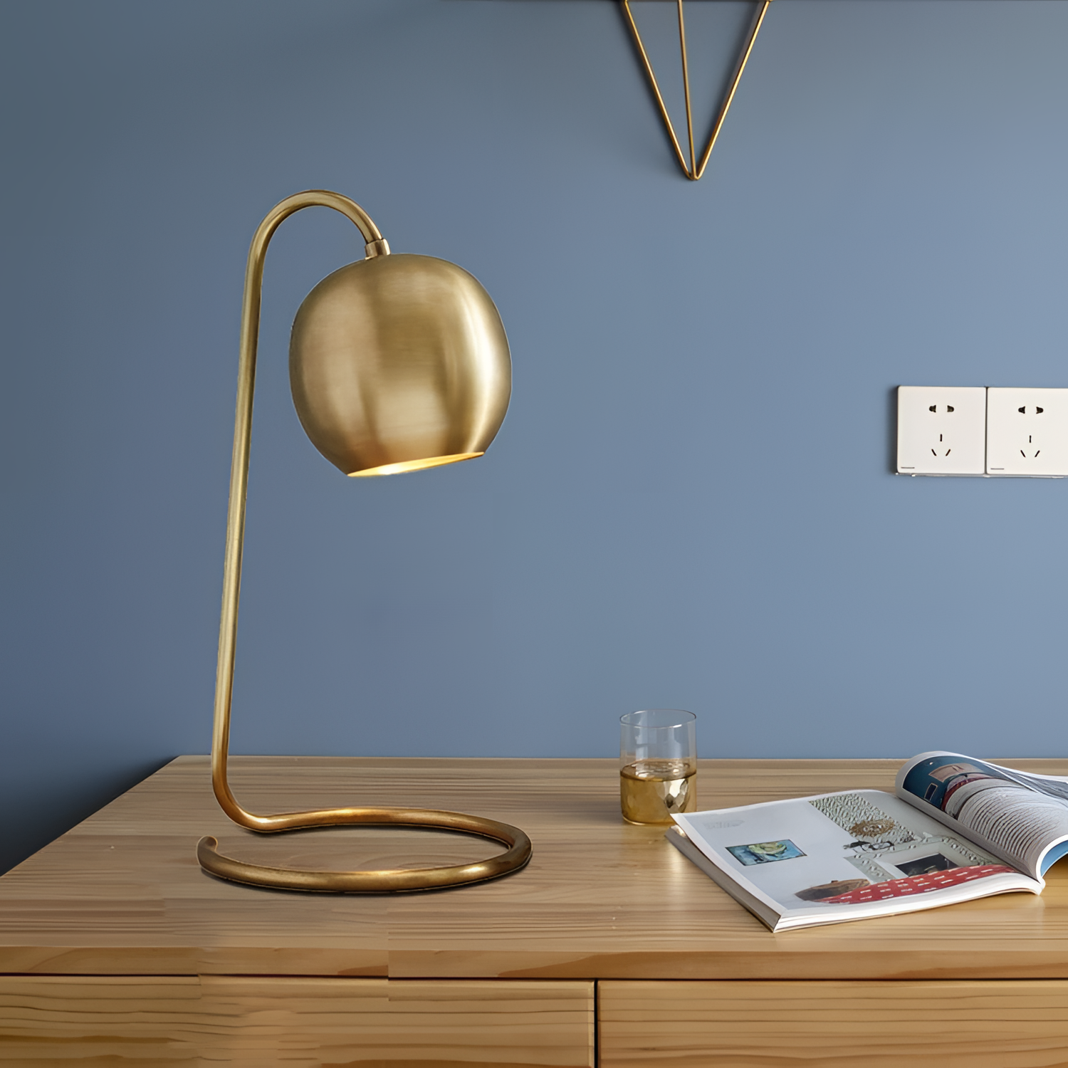 Lark Retro Copper Table Lamp | Lighting | NordicAbode.com