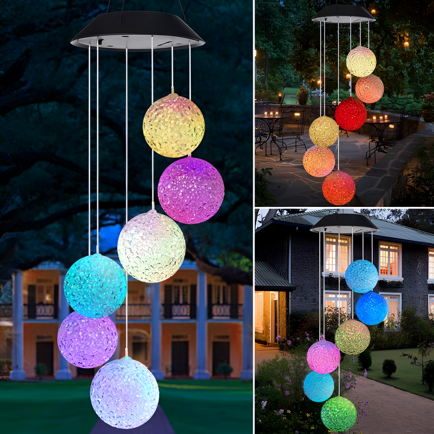 Wind LED Wind Chime Lights | Outdoor Lighting | NordicAbode.com