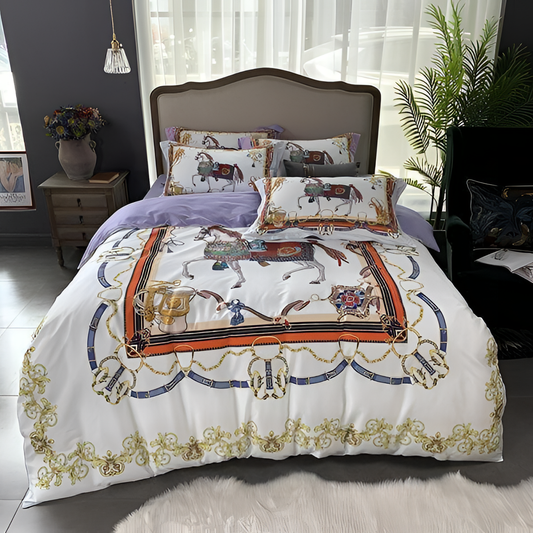 Hampton Royal Horse Egyptian Cotton Bedding | Bedding | NordicAbode.com