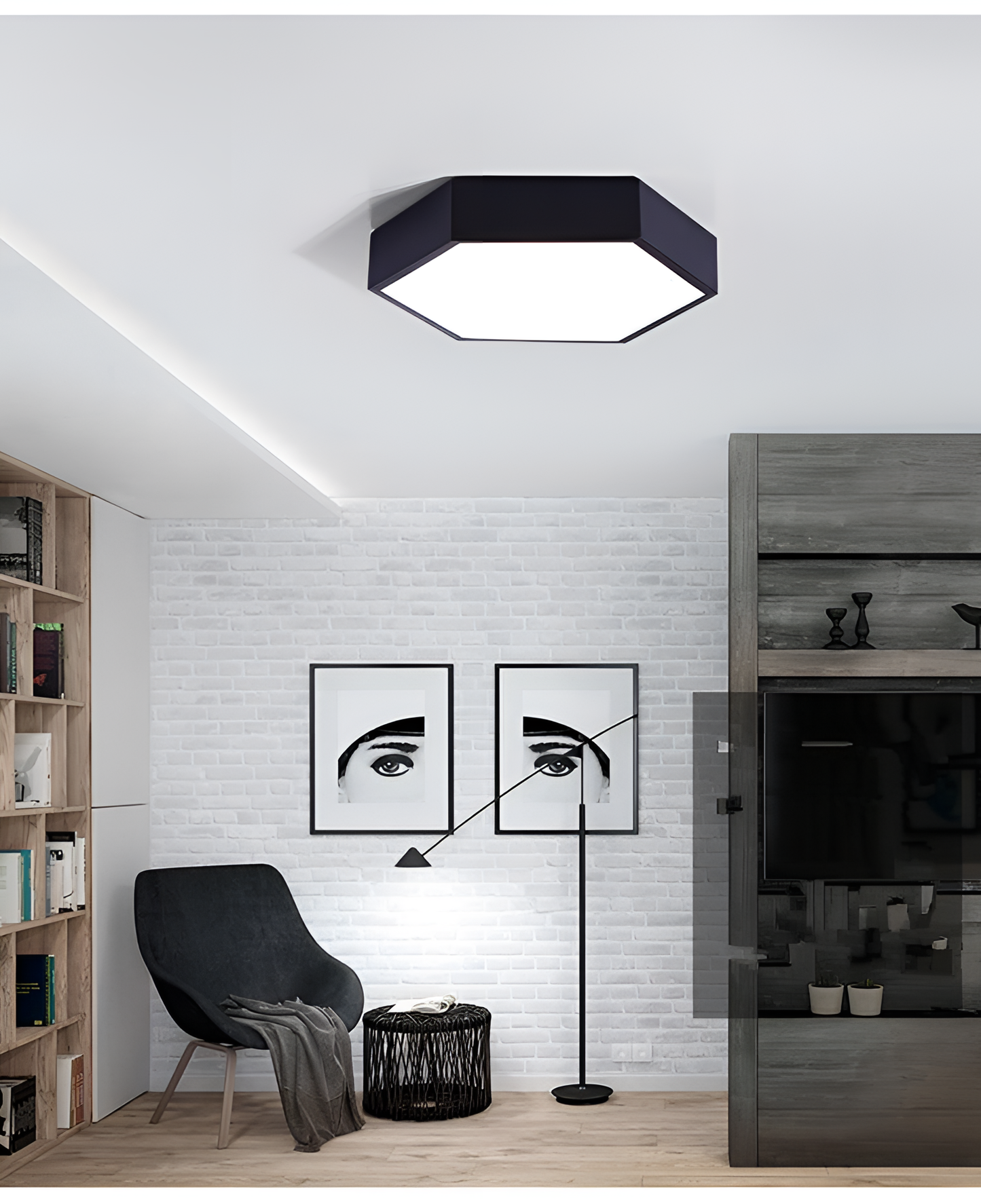 Hex Nordic Hex Ceiling Light | Lighting | NordicAbode.com