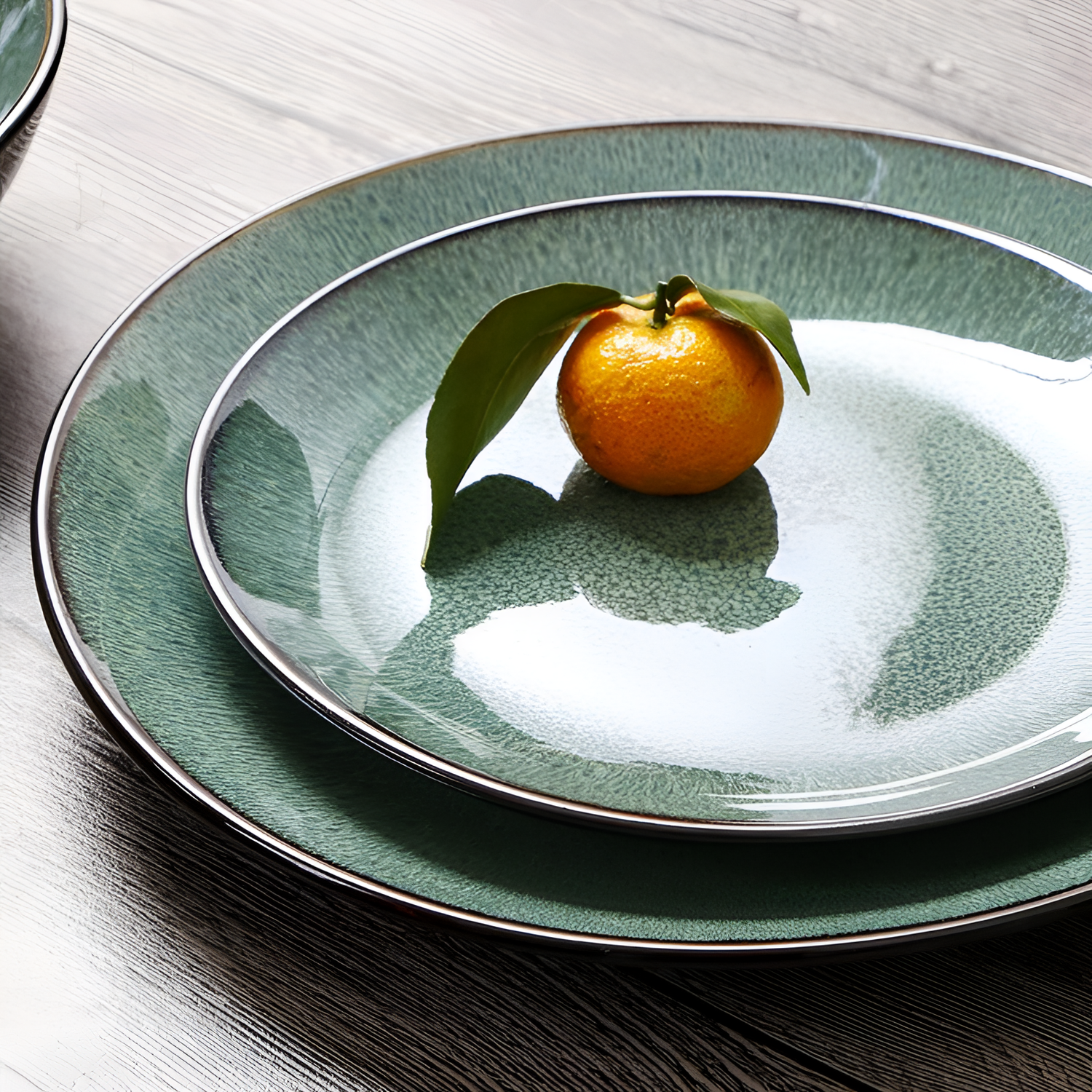 Hayes Sage Stoneware Plate Set | Dinnerware | NordicAbode.com