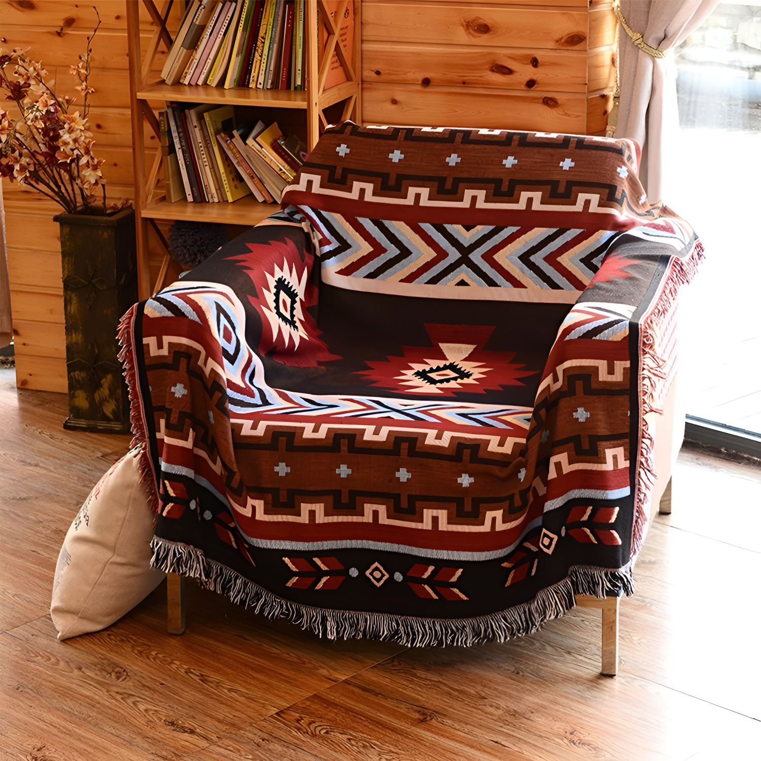 National Stylish Geometry Throw Blanket | Throws | NordicAbode.com