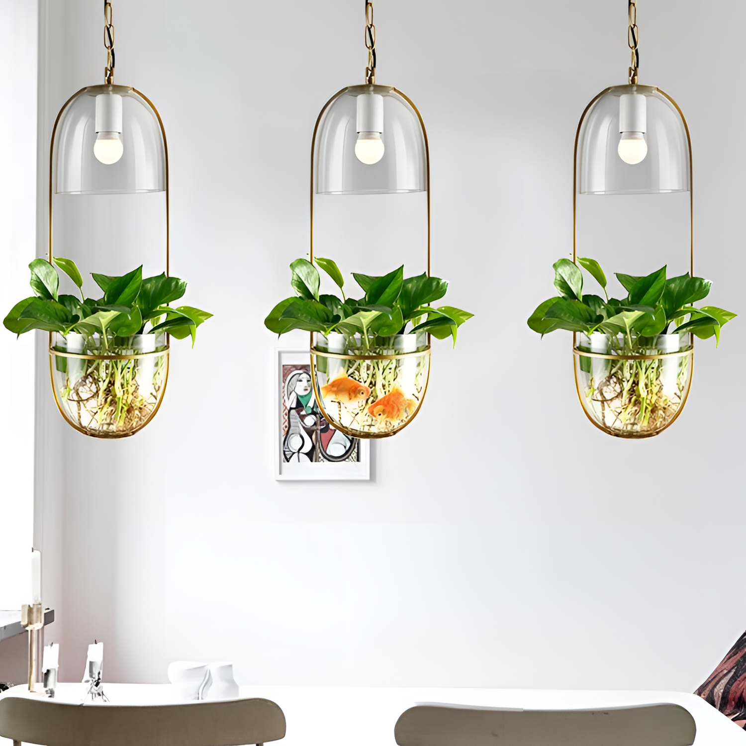 Lileas Modern Hanging Planter Light | Lighting | NordicAbode.com