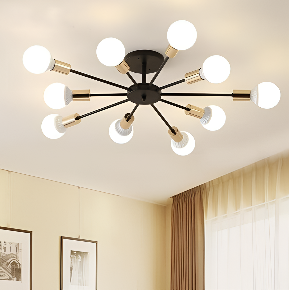 Archipelle Modern Iron Ceiling Light | Lighting | NordicAbode.com