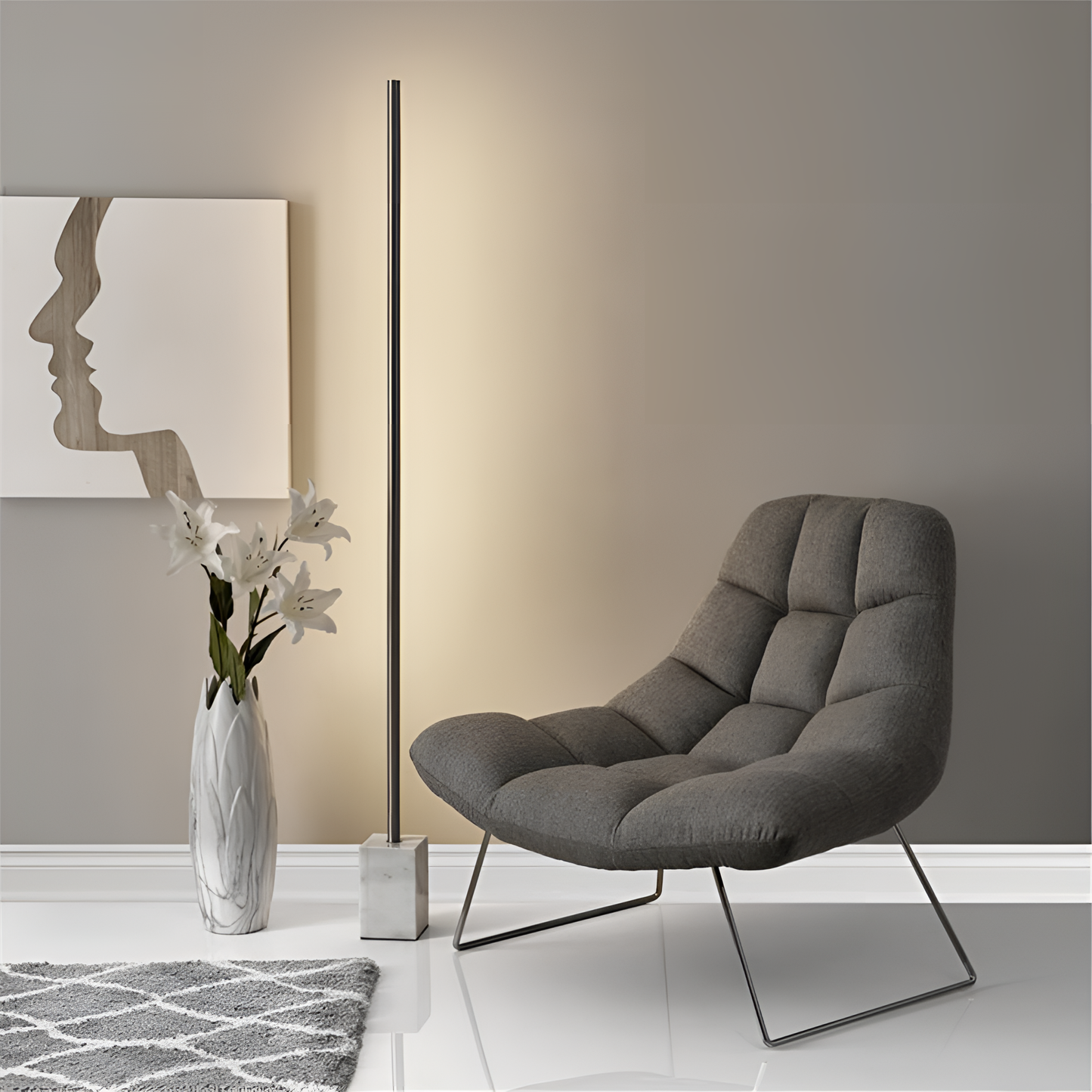 Marble Luxurious Marble Wedge Lamp | Lighting | NordicAbode.com