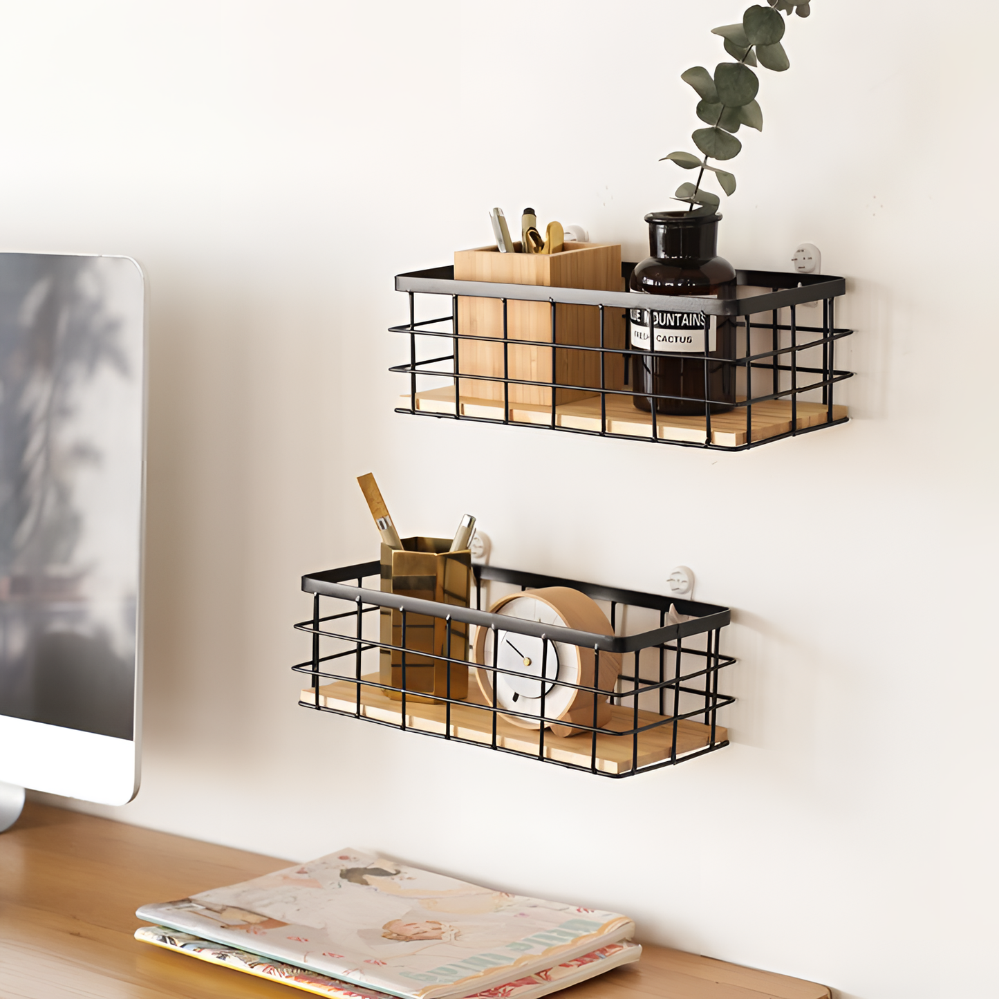 Wall Iron Wall Organizer | Wall Organizers | NordicAbode.com