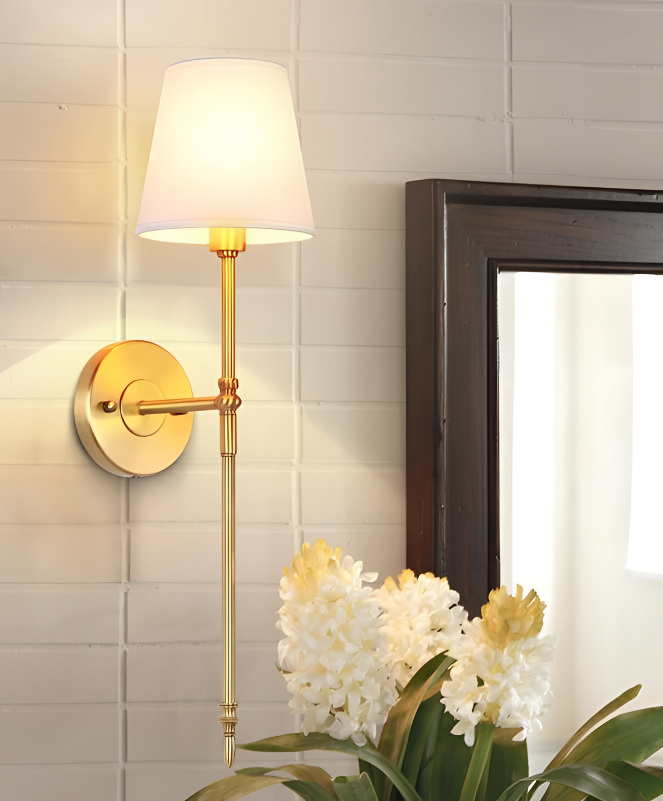 Voyage 1-Light Fabric Wall Sconce | Lighting | NordicAbode.com