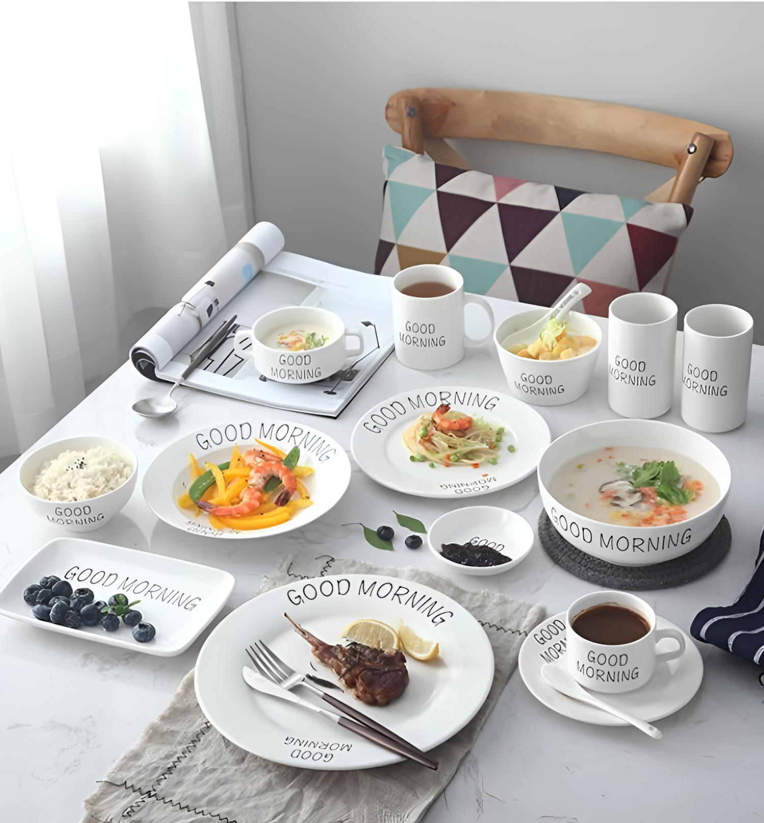 Good Morning Tableware Set | Dinnerware | NordicAbode.com