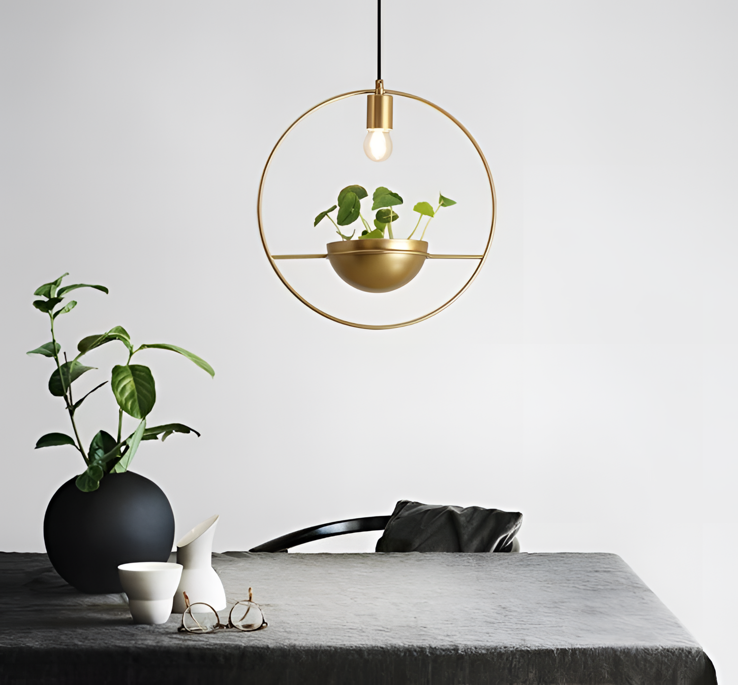 Althea Modern Nordic Planter Lamp | Lighting | NordicAbode.com