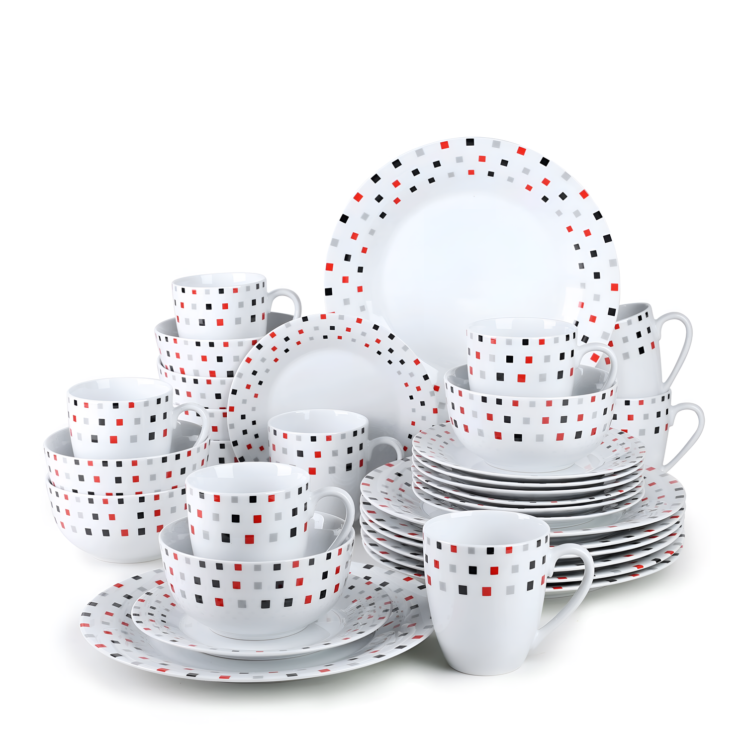 Ada 32-Piece Porcelain Dinnerware Set | Dinnerware | NordicAbode.com