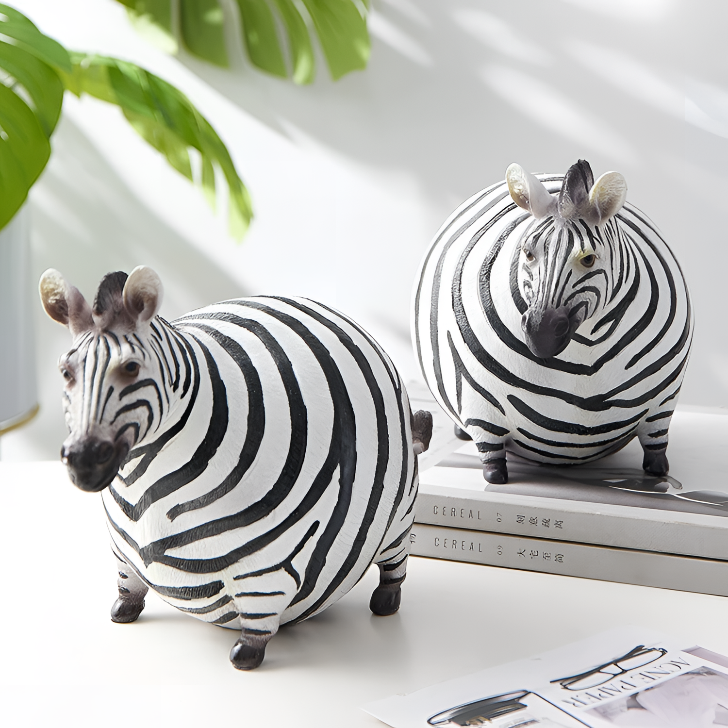 Adorable Zebra Figurines for Home | Figurines | NordicAbode.com