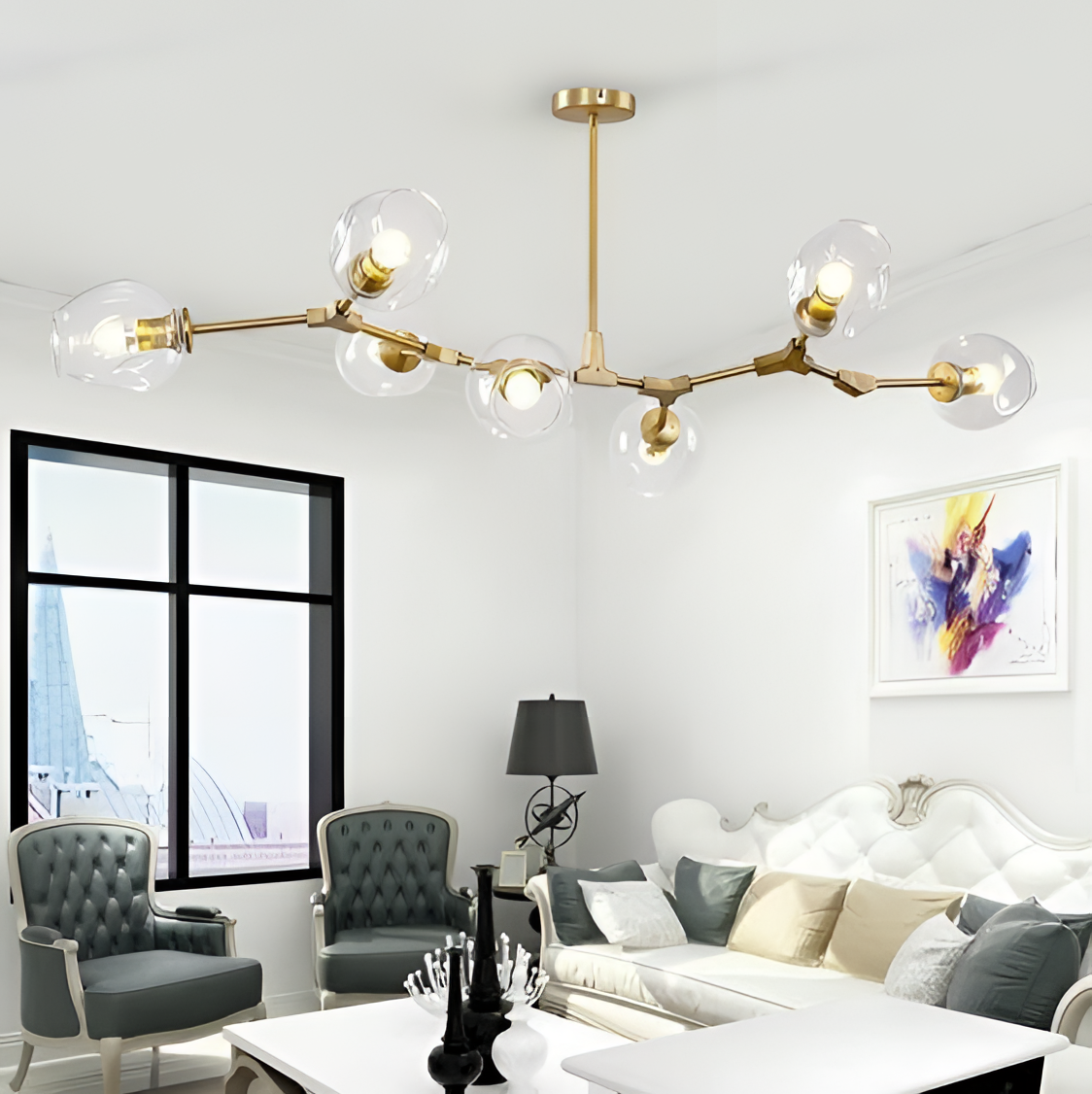 Lyn Geometric LED Ceiling Light | Lighting | NordicAbode.com