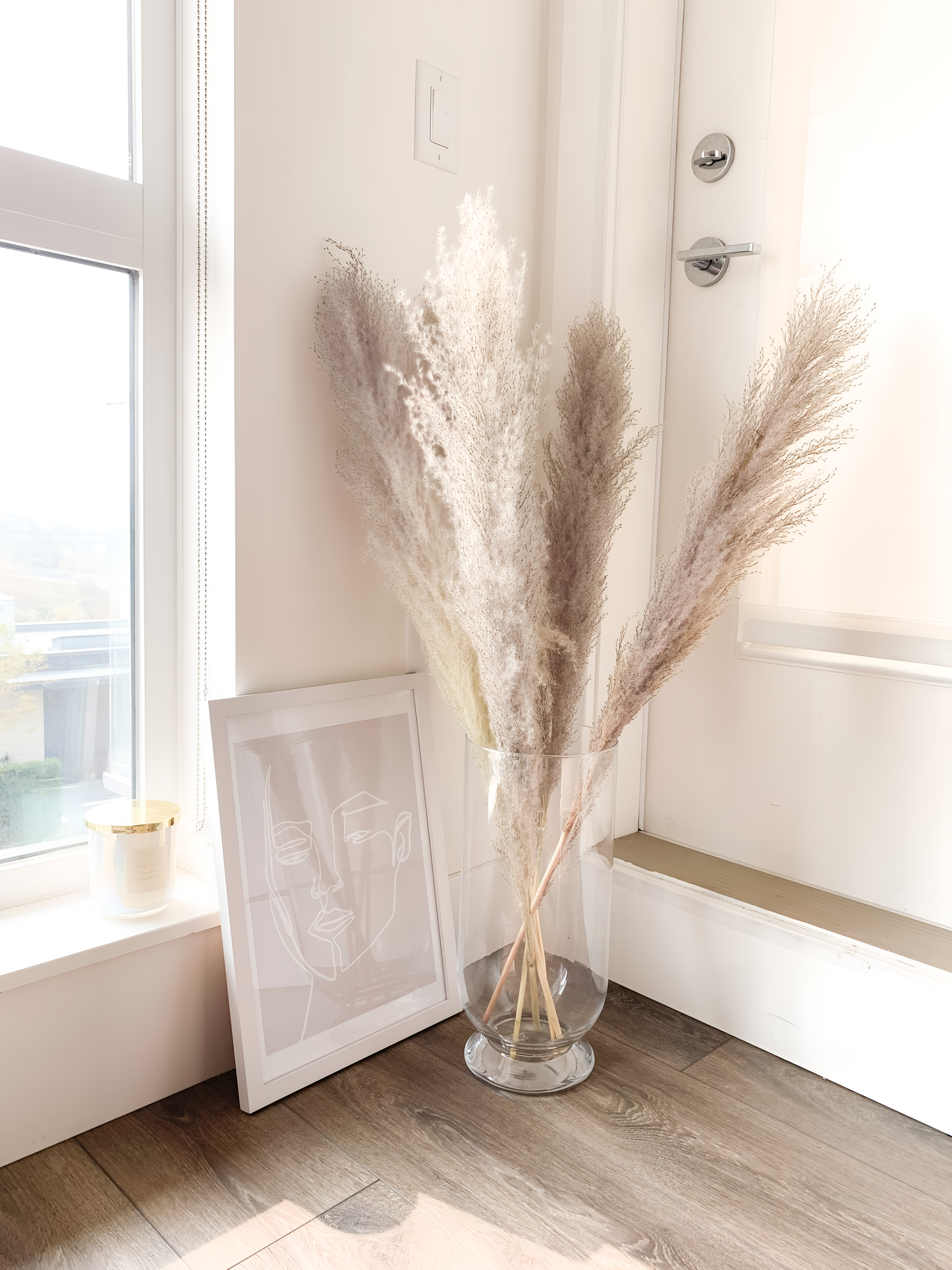 Large Natural Blonde Pampas Grass Bundle | Botanicals | NordicAbode.com