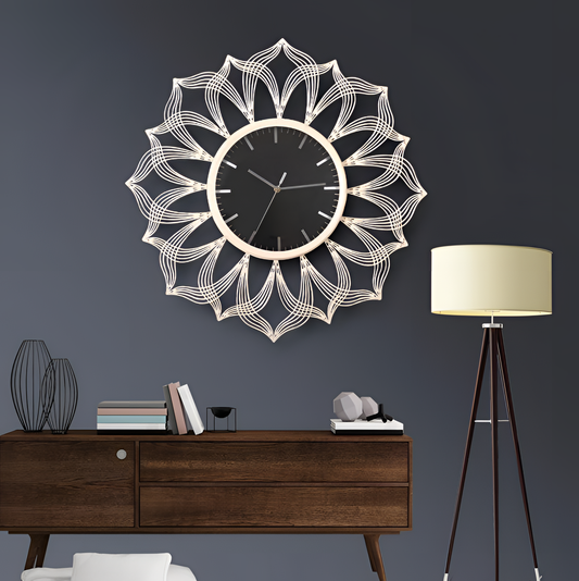 Sacha Modern Gold Wall Clock | Wall Clocks | NordicAbode.com