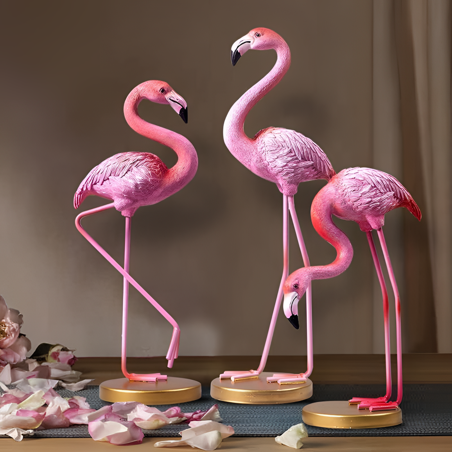 Flamingo Resin Flamingo Table Decor | Table Decor | NordicAbode.com