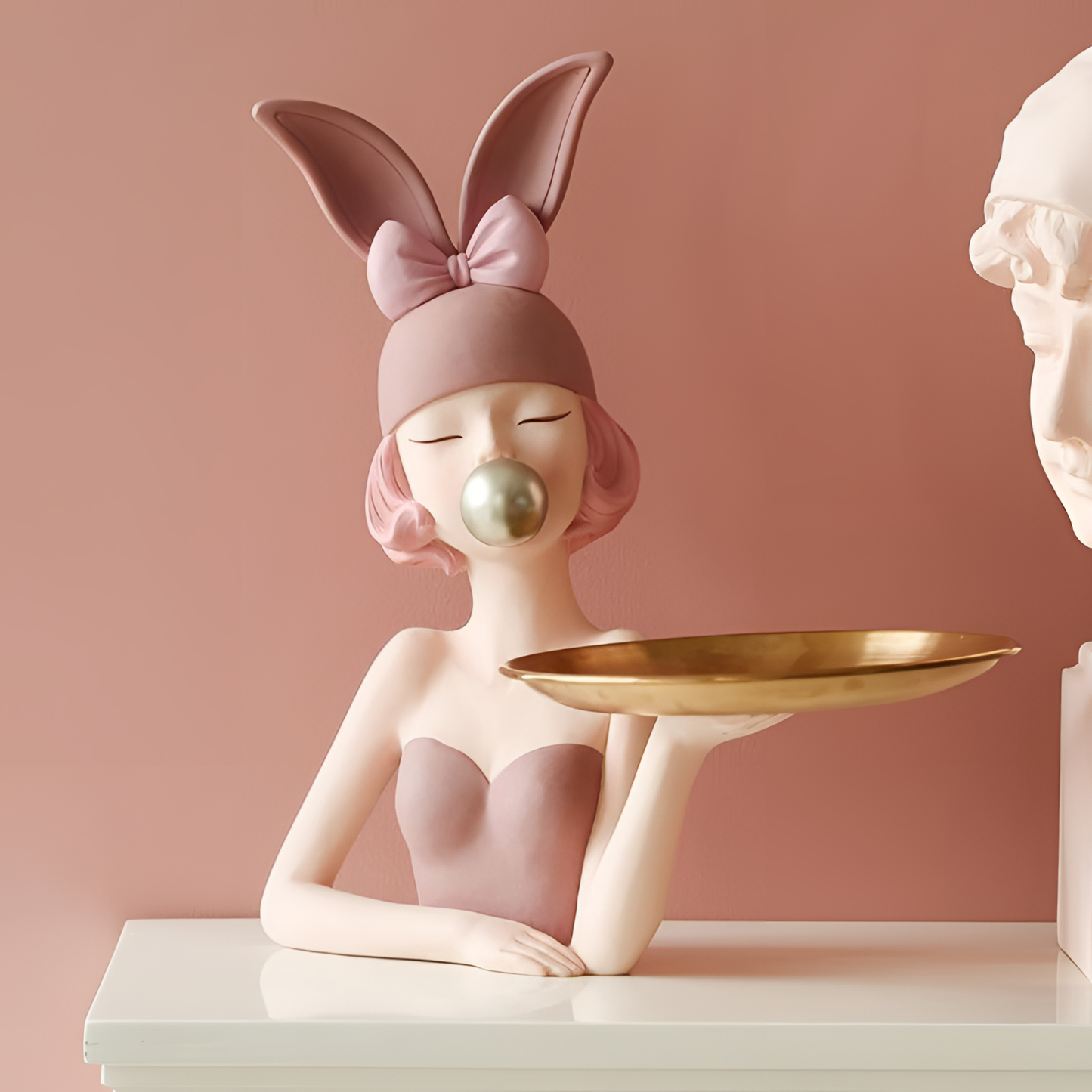 Bubblegum Girl Sculpture Decor | Sculptures | NordicAbode.com