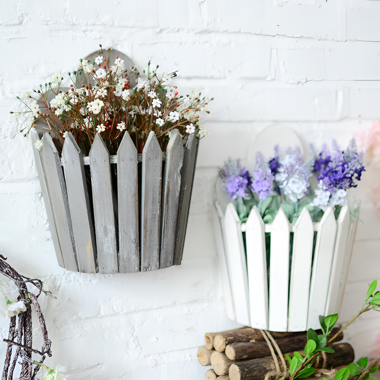 Felicity Wooden Wall Planter - Felicity | Planters | NordicAbode.com