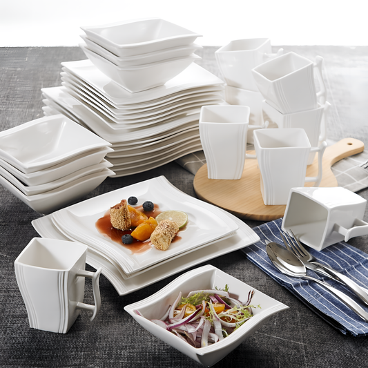 Flora Flora Porcelain Dinnerware Set | Dinnerware | NordicAbode.com