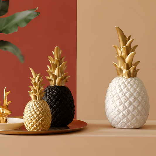 Decorative Charming Pineapple Figurine Decor | Figurines | NordicAbode.com