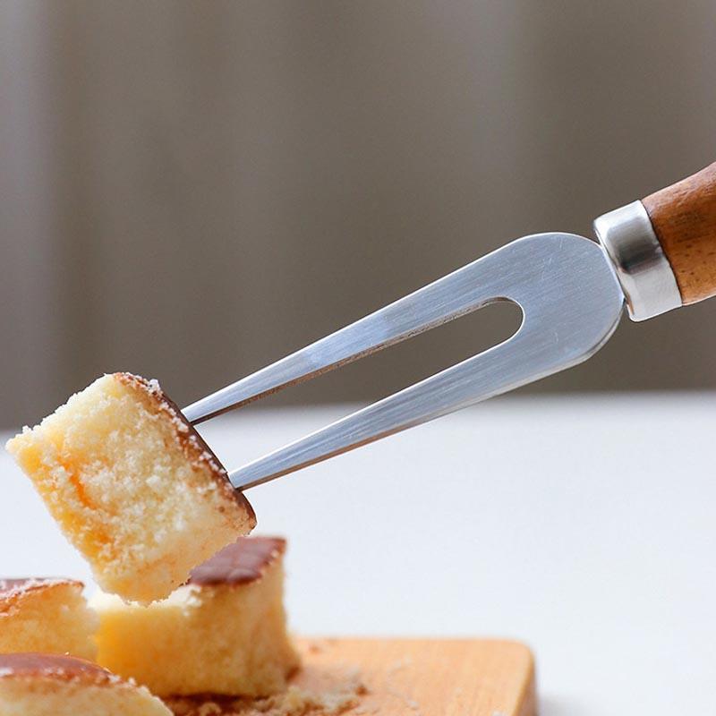 Tiny Wooden Handle Cheese Knives