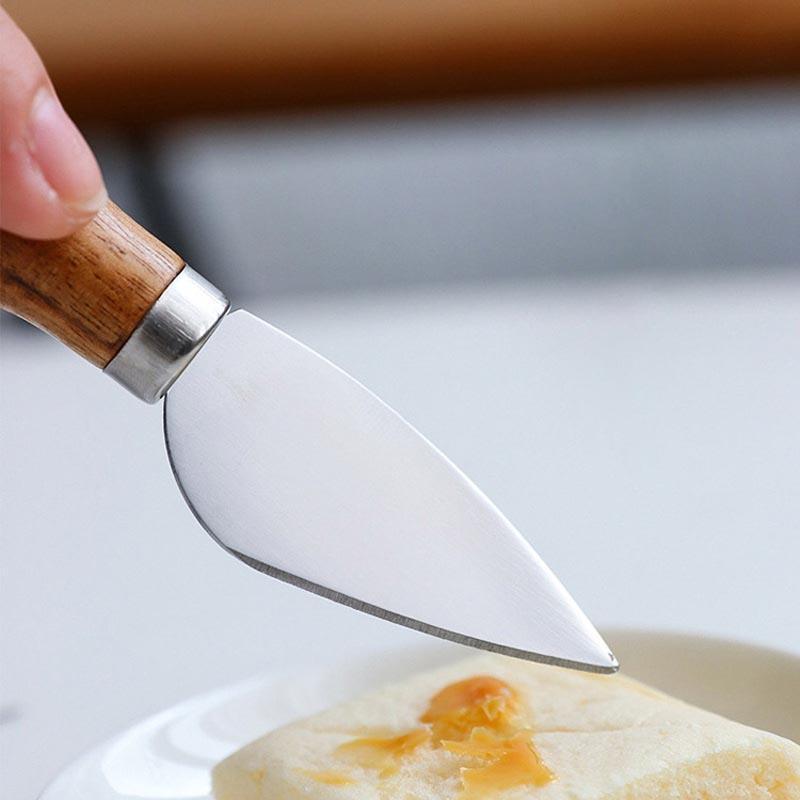 Tiny Wooden Handle Cheese Knives